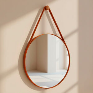 Espelho Decorativo Redondo Banheiro 60cm