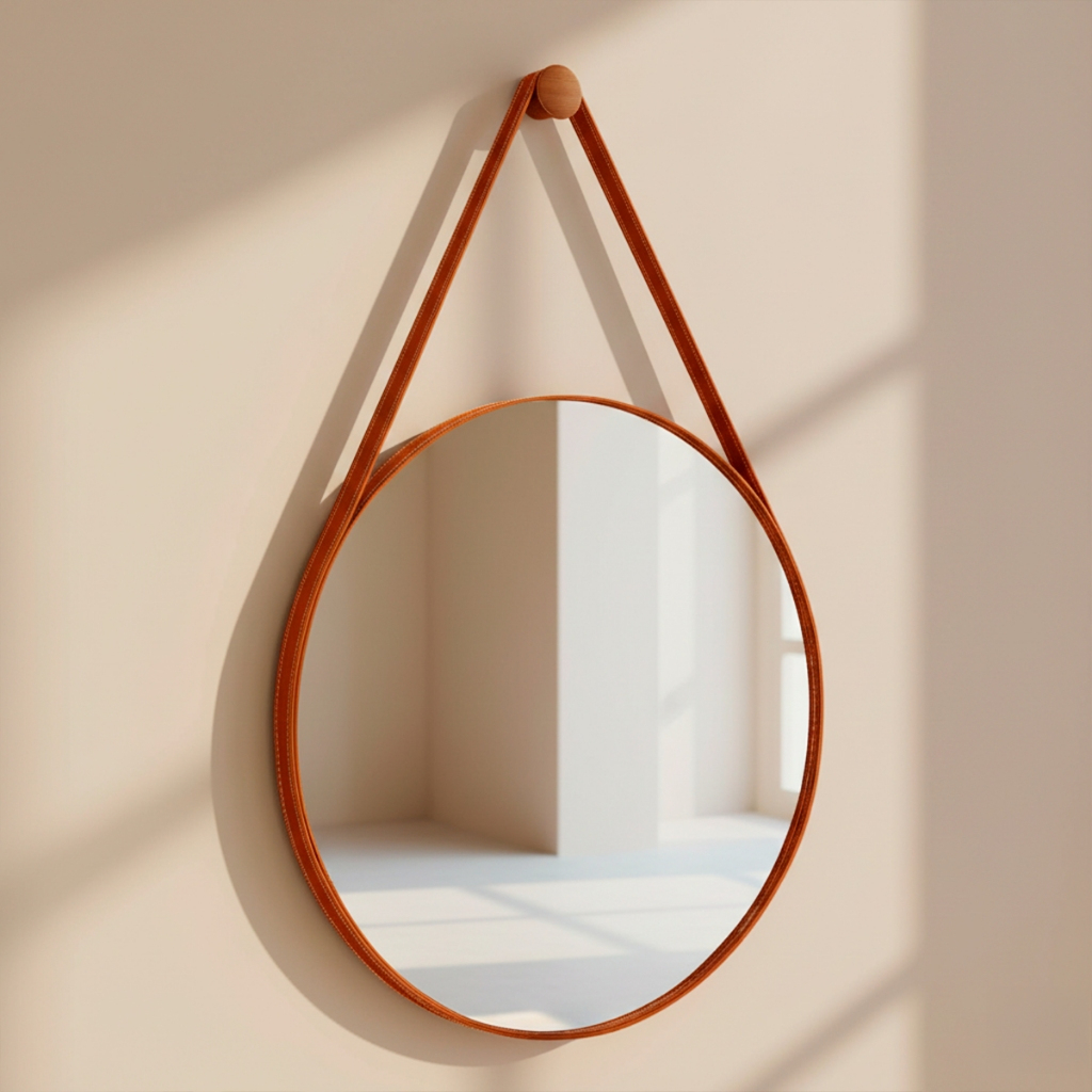 Espelho Decorativo Redondo Banheiro 60cm