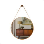 Espelho Decorativo Redondo Banheiro 60cm