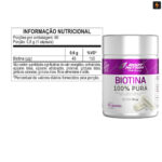 Biotina 100% Pura 60 Cápsulas