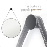 Espelho Decorativo Redondo Banheiro 60cm