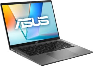Notebook ASUS Vivobook S14 IA PC, Core Ultra 7, 16 GB, 512 GB, Linux, 14” Nivel IPS 60Hz, Matte Gray – S3407CA-LY121