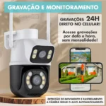 Kit 3 Câmera Segurança Ip Externa Wifi