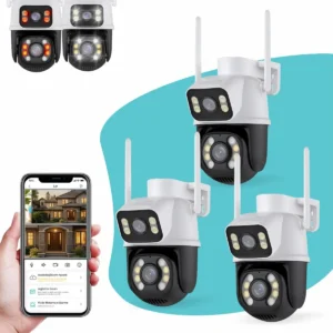 Kit 3 Câmera Segurança Ip Externa Wifi