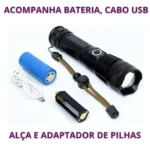 Lanterna Super Potente T9 P50 Tática