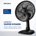 Ventilador Mondial 30cm Vsp 30 B 127v (ultimas unidades)