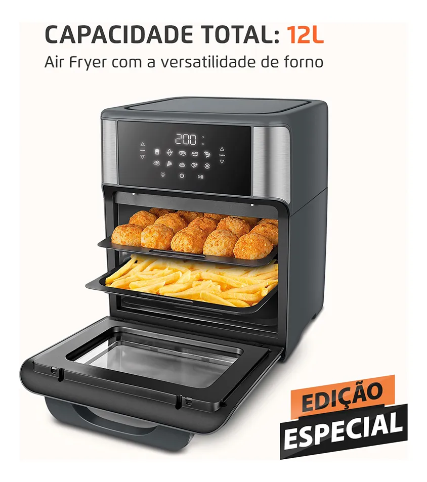 Mondial Air Fryer Forno 12l 2000w (Mais buscado )